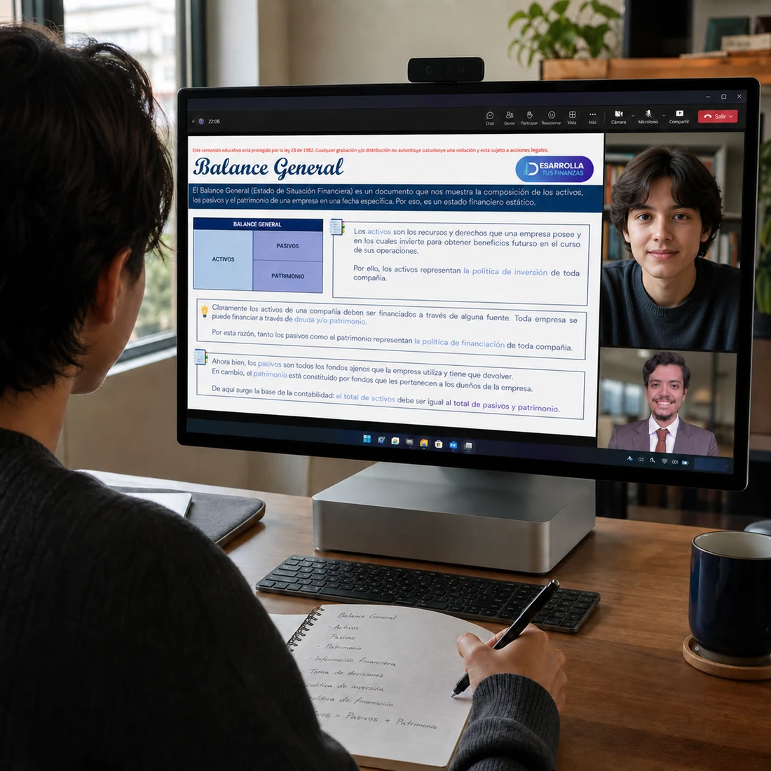 Tutoría virtual personalizada de finanzas